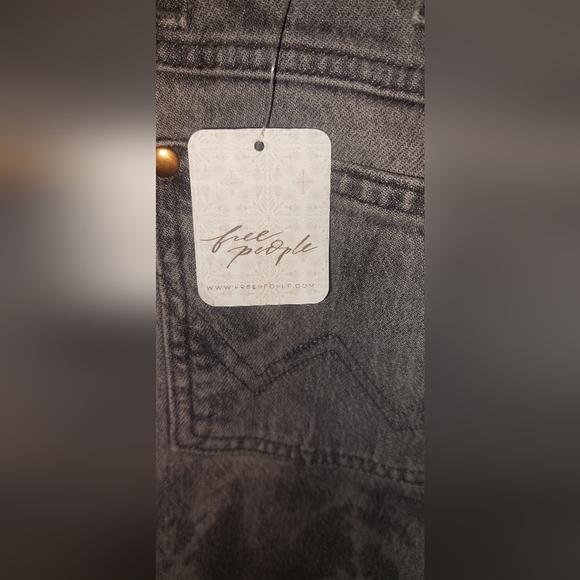 Free People Wrangler Wanderer High Rise Dyed Flare Jeans - Picture 9 of 11